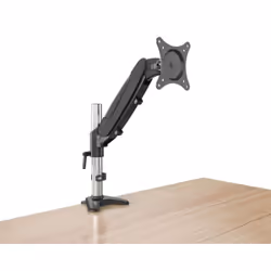 Techly Supporto Tubolare a Gas da Scrivania per Monitor 15-27" 360mm Nero (ICA-LCD 111-BK) - Vista aggiuntiva 4