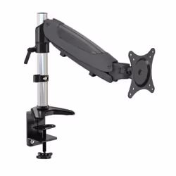 Techly Supporto Tubolare a Gas da Scrivania per Monitor 15-27" 360mm Nero (ICA-LCD 111-BK) - Vista aggiuntiva 5