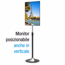 Techly Supporto a Pavimento Colonna a Base Circolare per TV LCD/LED 13-27" (ICA-TR10) - Vista aggiuntiva 4