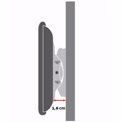 Techly Supporto a Muro per TV LED LCD 42-80" Ultra Slim fisso H600mm (ICA-PLB 860) - Vista aggiuntiva 5