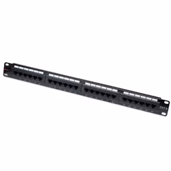Techly Pannello Patch UTP 24 Posti RJ45 Cat.6 (I-PP 24-RU-C6T), IEEE 802.3, IEEE 802.3ab, IEEE 802.3u, 10/100/1000Base-T(X),  ...