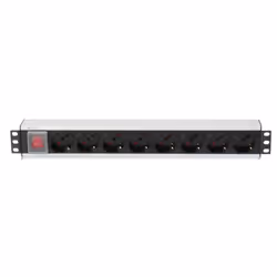 Techly I-CASE STRIP-18A unità di distribuzione dell'energia (PDU) 8 presa(e) AC 1.5U Nero