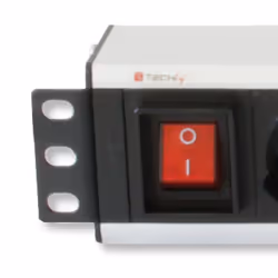 Techly I-CASE STRIP-18A3 unità di distribuzione dell'energia (PDU) 8 presa(e) AC 1.5U Nero - Vista aggiuntiva 4