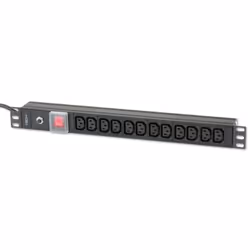Techly 023776, 2 m, Interno, Accoppiatore C20, Dritto, Nero, CE , RoHS, ISO 9001