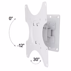 Techly Supporto a muro per TV LED LCD 19 - 37'' inclinabile 1 snodo Bianco (ICA-LCD 2900WH) - Vista aggiuntiva 5