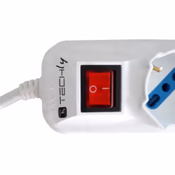 Techly Multipresa 5 Posti Italiana Bipasso con 2 Prese USB (IUPS-PCP-LC2U) - Vista aggiuntiva 4