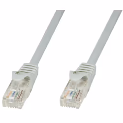 Techly Cavo di rete Patch in CCA Cat.5E Grigio UTP 0,25m ICOC CCA5U-0025T, 0,25 m, Cat5e, U/UTP (UTP), RJ-45, RJ-45, Grigio