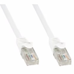 Techly Cavo di rete Patch in CCA Cat.5E Bianco UTP 1m ICOC CCA5U-010-WHT