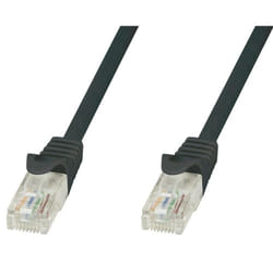 Techly Cavo di rete Patch in CCA Cat.5E Nero UTP 1m ICOC CCA5U-010-BKT