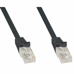 Techly Cavo di rete Patch in CCA Cat.5E Nero UTP 1m ICOC CCA5U-010-BKT