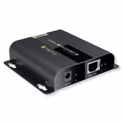 Techly IDATA EXTIP-383POER, 1920 x 1080 Pixel, Ricevitore AV, 120 m, Nero, HDCP