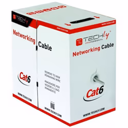 Techly ITP6-CCA-305-BL cavo di rete Blu 305 m Cat6 U/UTP (UTP) - Vista aggiuntiva 2