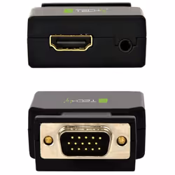 Techly Mini Convertitore da VGA e Audio a HDMI IDATA VGA-HDMINI - Vista aggiuntiva 5