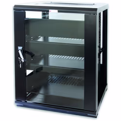 Techly Armadio Rack 19" 600x600 15U per Audio Video Nero I-CASE AV-2115BKTY - Vista aggiuntiva 4