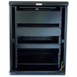 Techly Armadio Rack 19" 600x600 15U per Audio Video Nero I-CASE AV-2115BKTY - Vista aggiuntiva 7