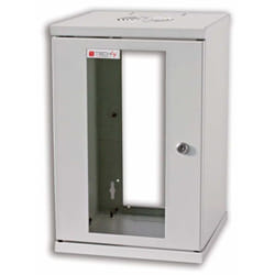 Techly Armadio Rack 10" a muro 9 unità Grigio