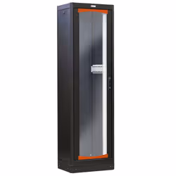 Techly Armadio Rack 19" 600x400 27 Unita' Nero, Rack indipendenti, 27U, 500 kg, Lucchetti, Rotelle, 52,5 kg