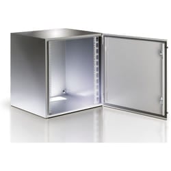 Techly Armadio Rack 19" a muro 13U Grigio IP65 Porta vetro I-CASE IP-1340GV
