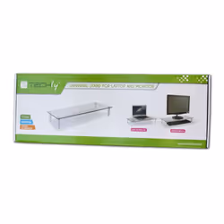 Techly Ripiano universale da scrivania per monitor