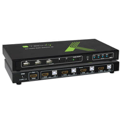 Techly KVM switch 4x1 con USB e HDMI IDATA KVM-HDMI4U