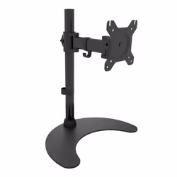 Techly Desk Stand for 1 Monitor 13 "-27" with Base h.400mm ICA-LCD 3400, Libera installazione, 8 kg, 33 cm (13"), 68,6 cm (27 ...