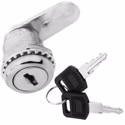 Techly Nottolino di sicurezza per armadi, Nero, Argento, 19 mm, 16,5 mm, 420 g, 1 pz