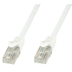 Techly Cavo di Rete Patch in Rame Cat.6 Bianco UTP 1m