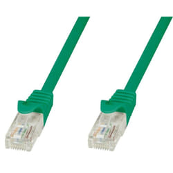 Techly Cavo di Rete Patch in Rame Cat.6 Verde UTP 1m