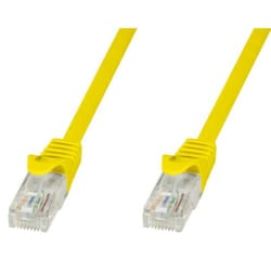 Techly Cavo di Rete Patch in Rame Cat.6 Giallo UTP 1m
