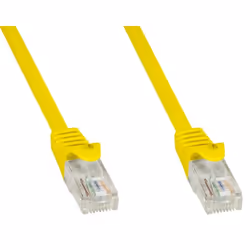 Techly Cavo di Rete Patch in Rame Cat.6 Giallo UTP 1m