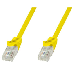 Techly Cavo di Rete Patch in Rame Cat.6 Giallo UTP 1,5m