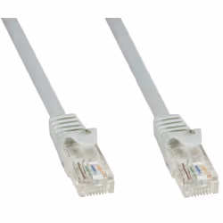 Techly Cavo di Rete Patch in Rame Cat.6 Grigio UTP 3m