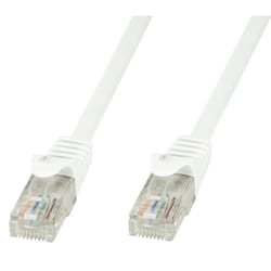 Techly Cavo di Rete Patch in Rame Cat.6 Bianco UTP 3m