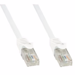 Techly Cavo di Rete Patch in Rame Cat.6 Bianco UTP 3m