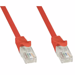 Techly Cavo di Rete Patch in Rame Cat.6 Rosso UTP 3m