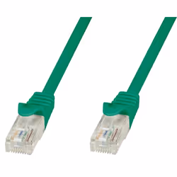 Techly Cavo di Rete Patch in Rame Cat.6 Verde UTP 3m, 3 m, Cat6, U/UTP (UTP), RJ-45, RJ-45, Verde