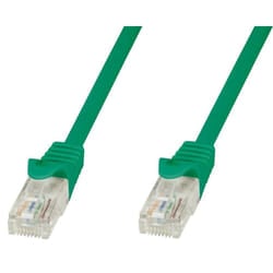 Techly Cavo di Rete Patch in Rame Cat.6 Verde UTP 3m