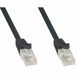 Techly Cavo di Rete Patch in Rame Cat.6 Nero UTP 10m