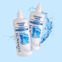 Contacta® Soluzione Unica Duo Pack 2x360 ml per pulizia e conservazione
