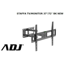 ADJ - Staffa Tv/Monitor 37/72 Bk New Max 50Kg Max Vesa 600400 Snodo180