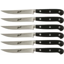 Berkel - adhoc set 6 coltelli da bistecca nero lama liscia