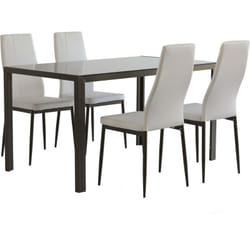 Set Benny/jolly Tav Cenere+4secobianche/gambe Cenere