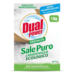 Dual Power DPBIO001 detersivo per lavastoviglie 1 kg Sale per lavastoviglie Cristallo