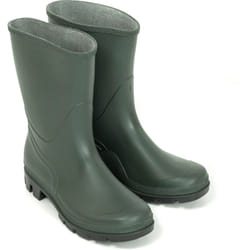 Stivale Basso in PVC di colore verde provvisto di suola nera n. 41 STI