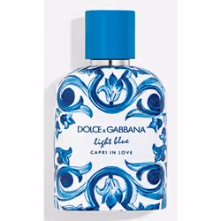 Dolce&Gabbana Light Blue Capri In Love Pour Homme Eau de Parfum 100 ml, Uomo, 100 ml, Profumo liquido, Pepe nero, Fico, Patch ...