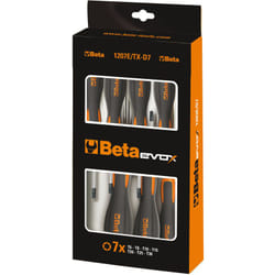 Beta - set serie giraviti evox 7 pezzi 1207E/TX-D7