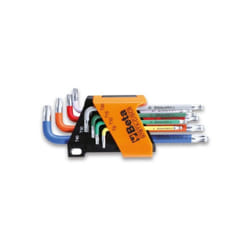Beta - 97BTX-C/SC8 Serie chiavi maschio Torx colorate con sfera 8 Pz.