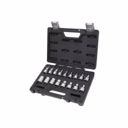 La cassetta con assortimento di bussole Torx 17 Pz. 009236017 Beta BW 923E-FTX/C17 è una soluzione compatta e completa, perfe ...