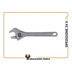 Beta - 111E Chiave a rullino cromata regolabile con scala graduata - 34 - 250 mm