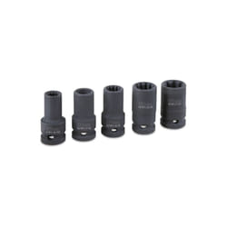 1471PT/C5 Set bussole a macchina 1/2' 5 Pz. - Beta